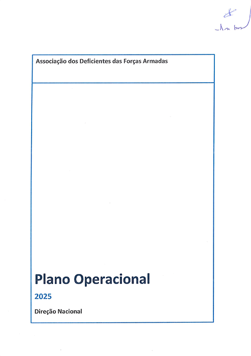 Plano Operacional 2025